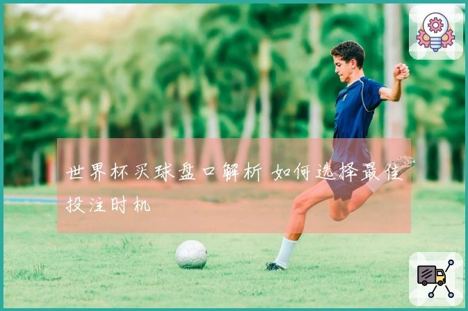 世界杯买球盘口解析 如何选择最佳投注时机