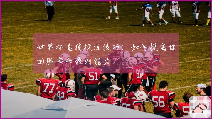 世界杯竞猜投注技巧：如何提高你的胜率和盈利能力