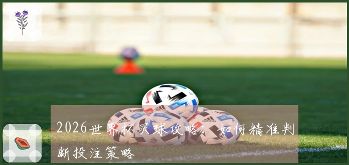 2026世界杯买球攻略：如何精准判断投注策略